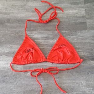 Red CHEECH & CHONG Autographed Bikini Top